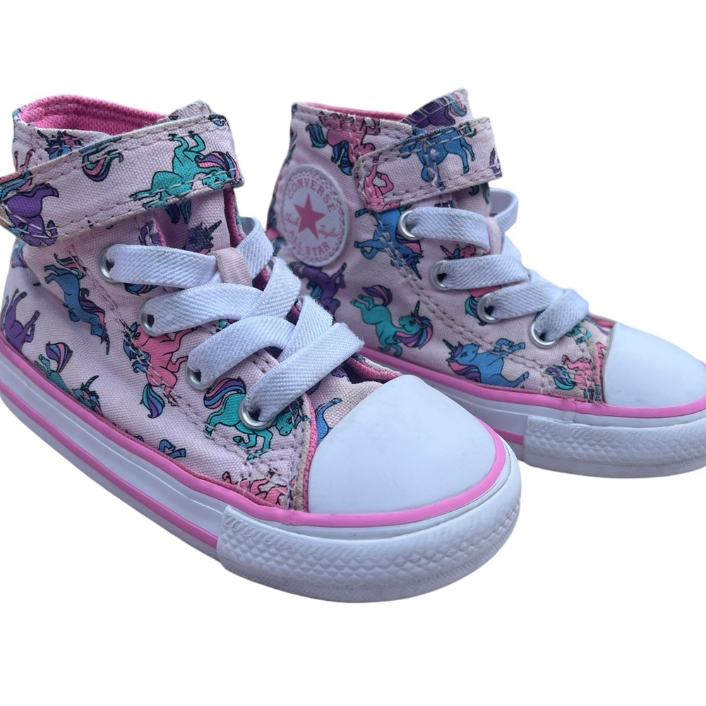 Converse Baby Girl's Chuck Taylor All Stars 1V Hi  Unicorn GUC 6